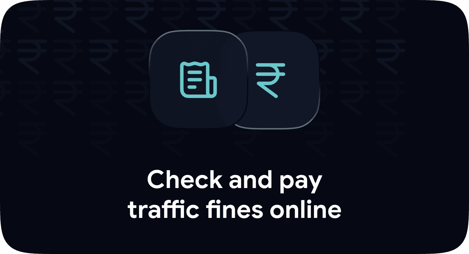 Check and pay traffic fines online